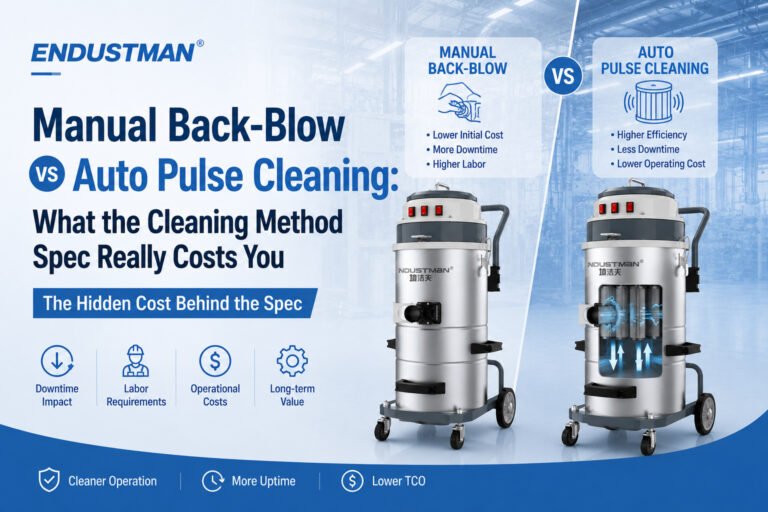 Manual Back-Blow vs Auto Pulse Cleaning: What the Cleaning Method Spec Really Costs You